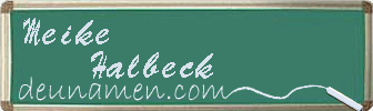Meike Halbeck Visitenkarte